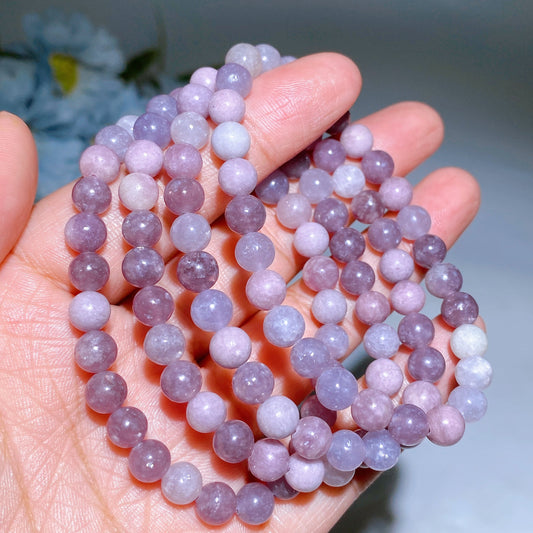 6mm Purple Mica Bracelet Crystal Healing Bulk Wholesale