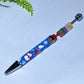 Twist Ballpoint Pen with Natural Crystal Beads for Halloween Christmas Wholesale