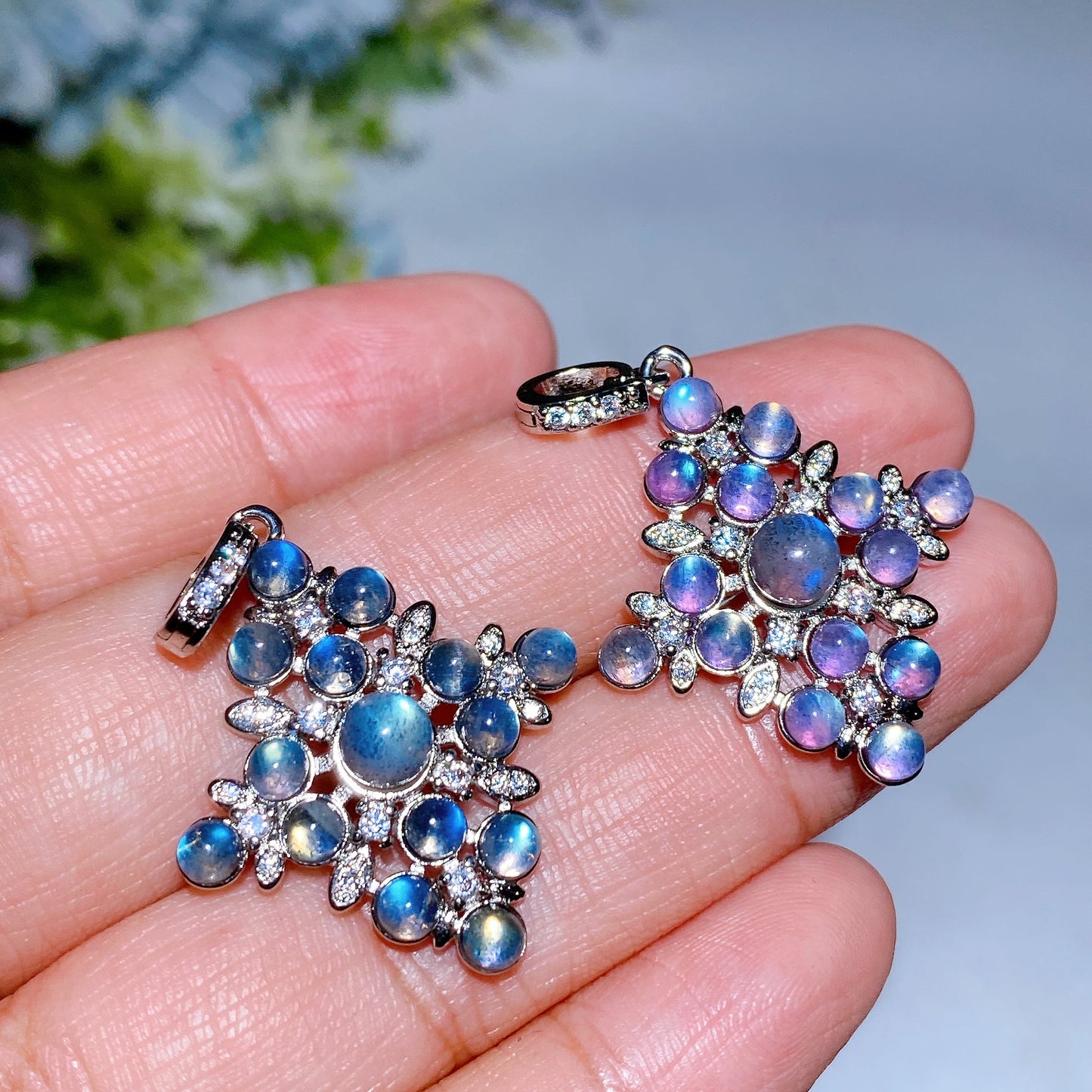 Cooper Silver Plated Pendant Crystal Healing Bulk Wholesale