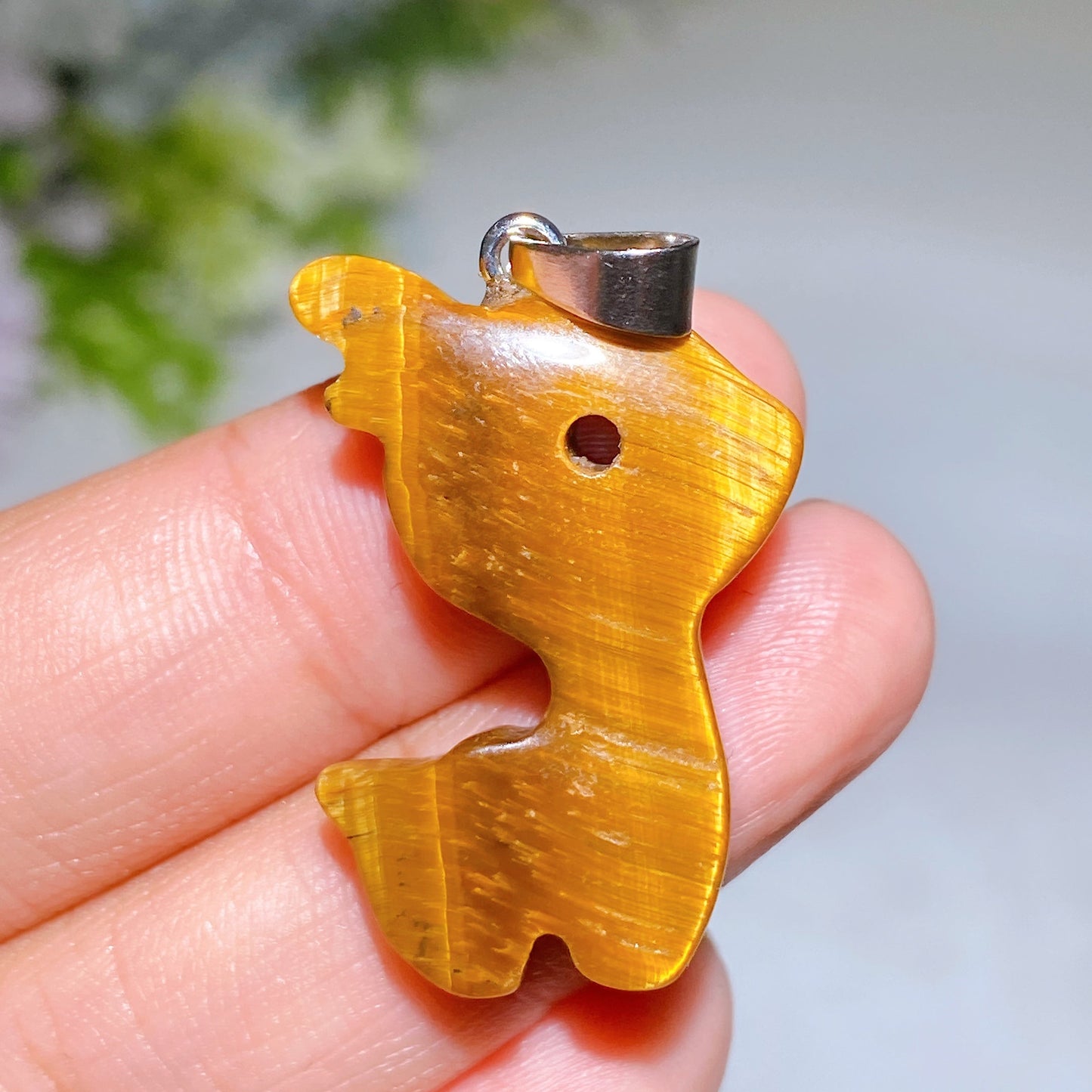 1.2" Crystal Deer Pendant Crystal Healing Bulk Wholesale