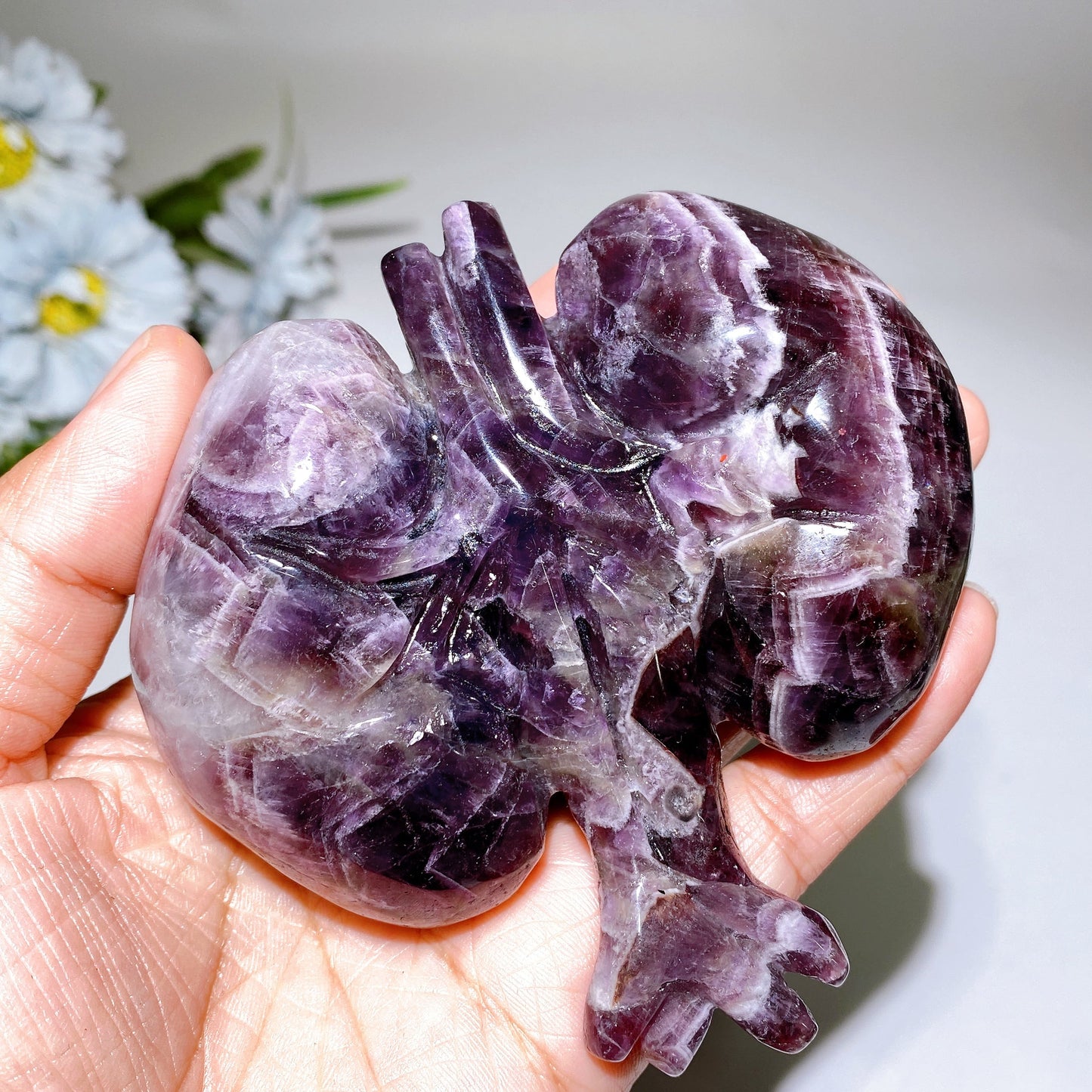 3.9" Crystal Lung Carving Crystal Healing Bulk Wholesale