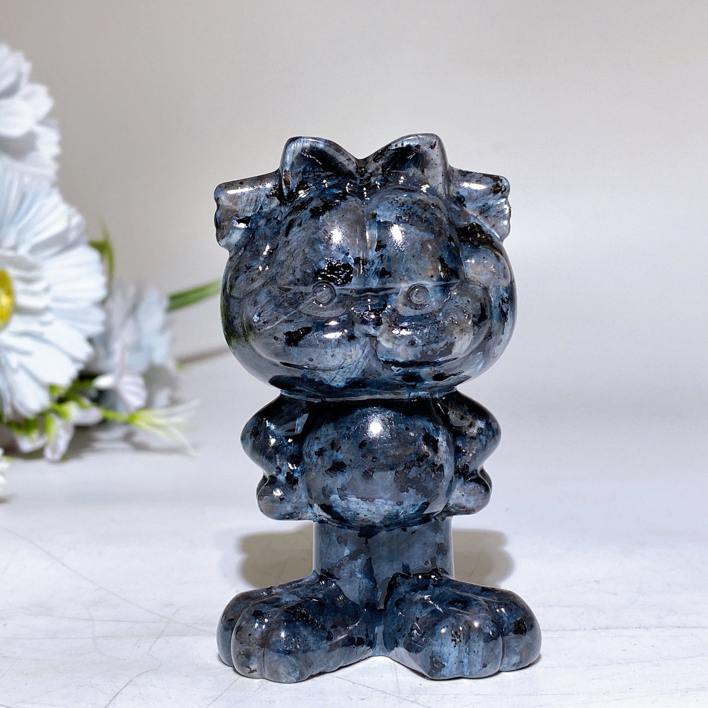 3.1" Crystal Garfield Carving Crystal Healing Bulk Wholesale