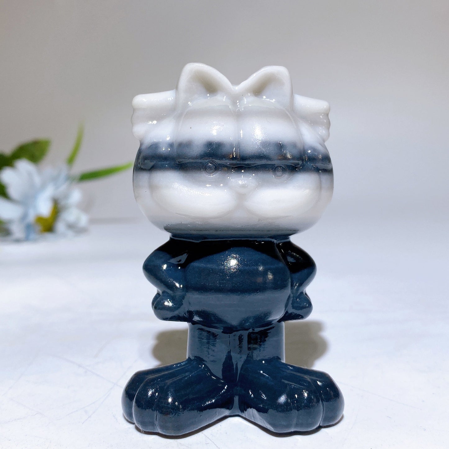 3.1" Crystal Garfield Carving Crystal Healing Bulk Wholesale