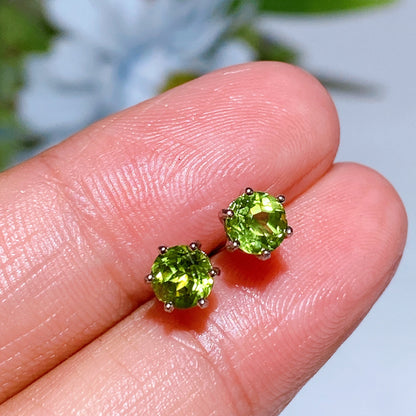 925 Silver Crystal Ear Stud Crystal Healing Bulk Wholesale