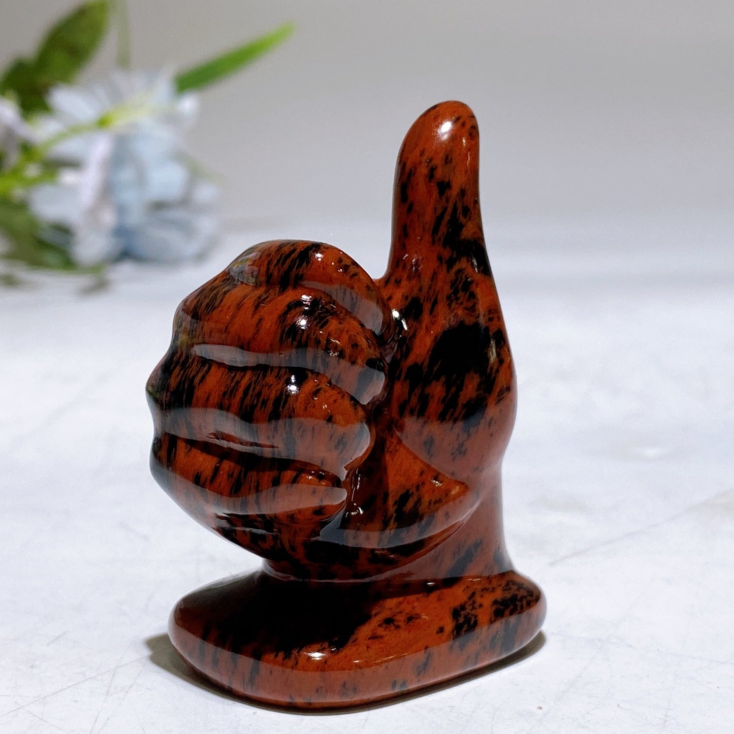 2.2" Crystal Hand Gesture Carving Crystal Healing Bulk Wholesale