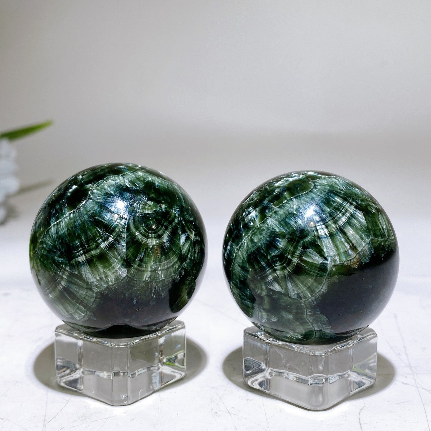 40mm Seraphinite Sphere Crystal Healing Bulk Wholesale