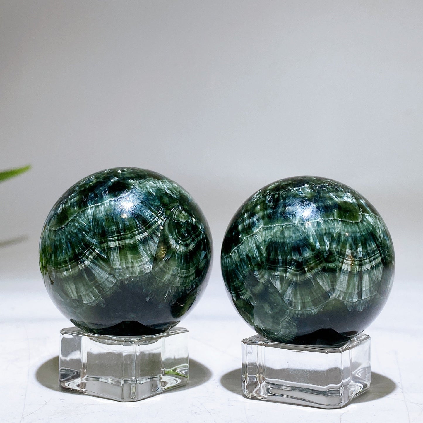 40mm Seraphinite Sphere Crystal Healing Bulk Wholesale