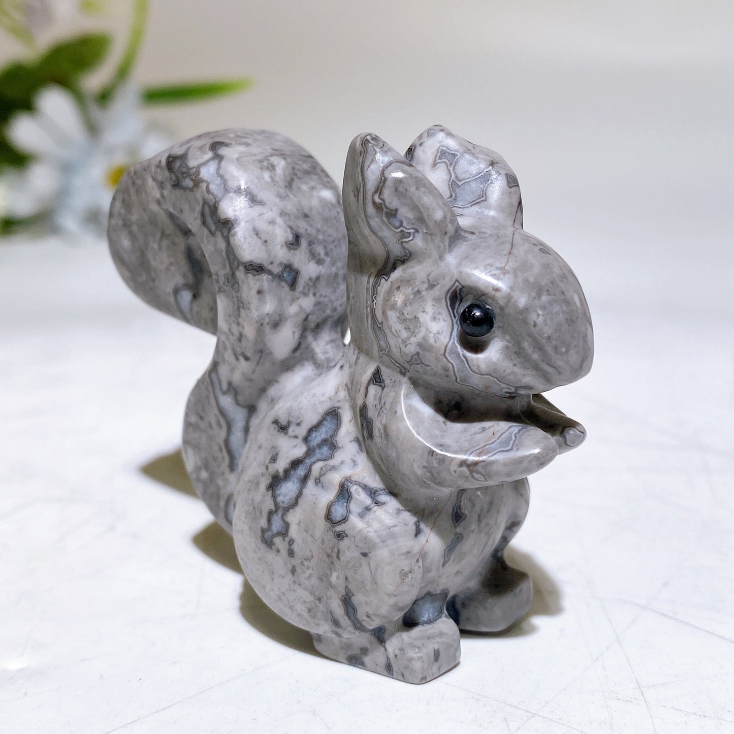 2.4" Crystal Squirrel Carving Crystal Healing Bulk Wholesale