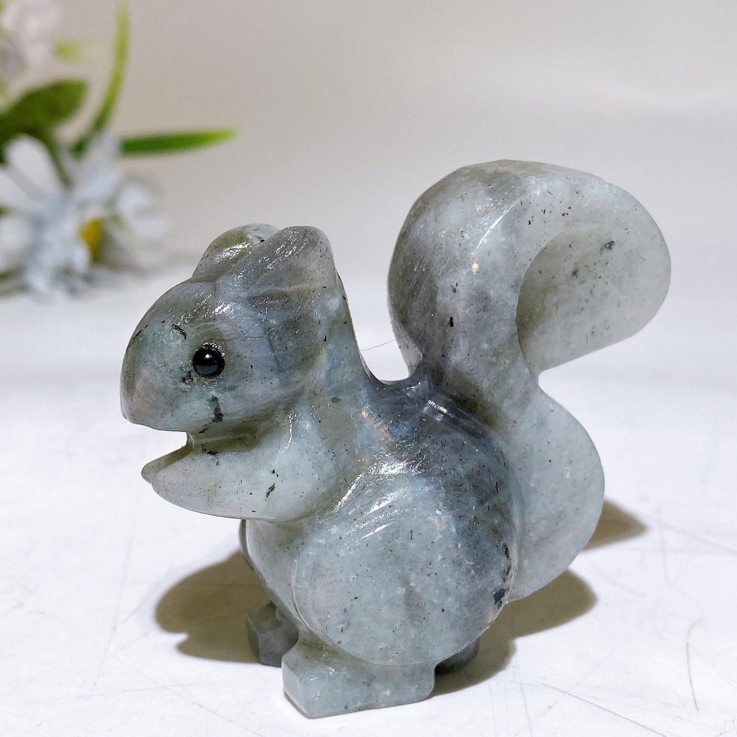 2.4" Crystal Squirrel Carving Crystal Healing Bulk Wholesale