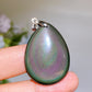 Rainbow Obsidian Drop Pendant Crystal Healing Bulk Wholesale