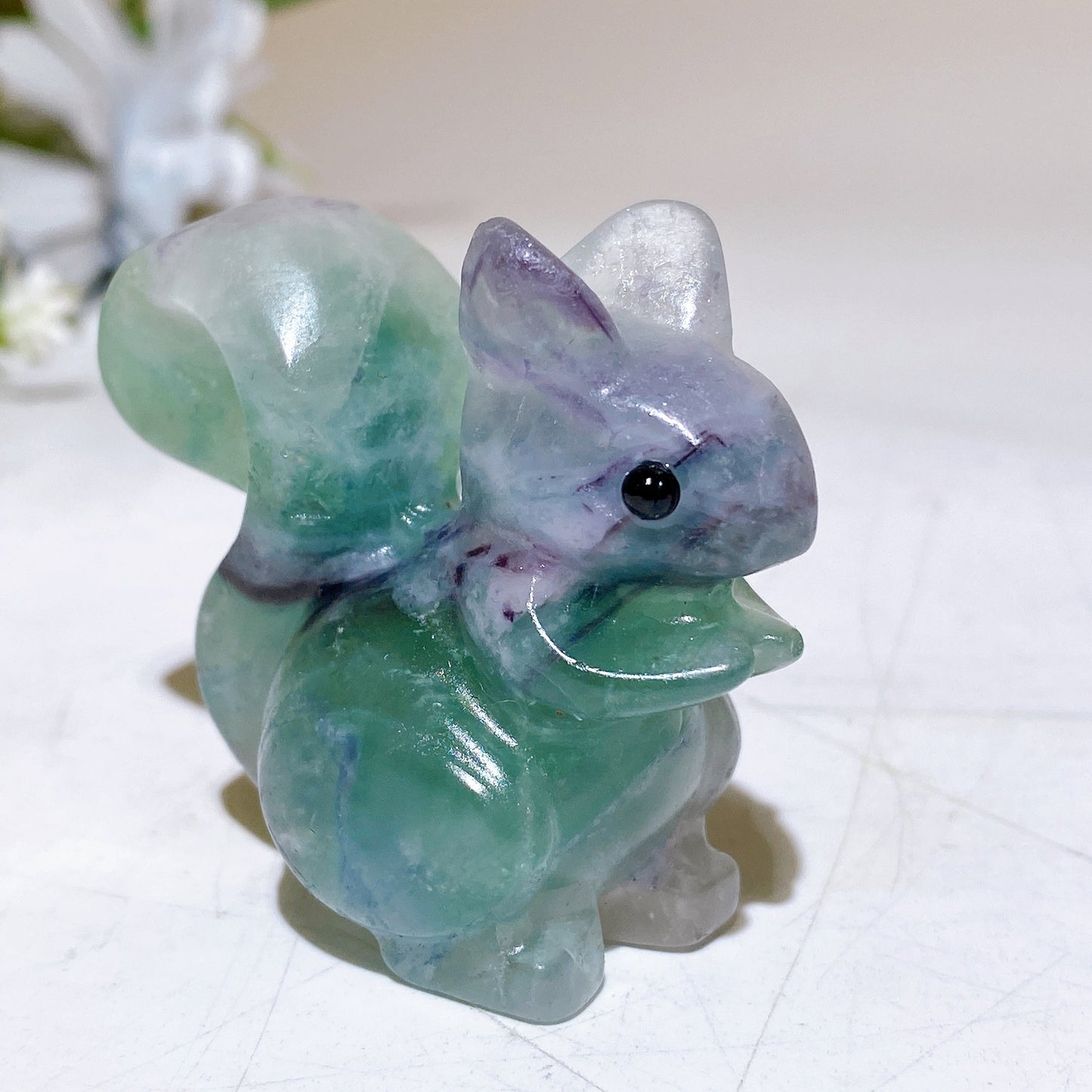 2.1“ Crystal Squirrel Carving Crystal Healing Bulk Wholesale