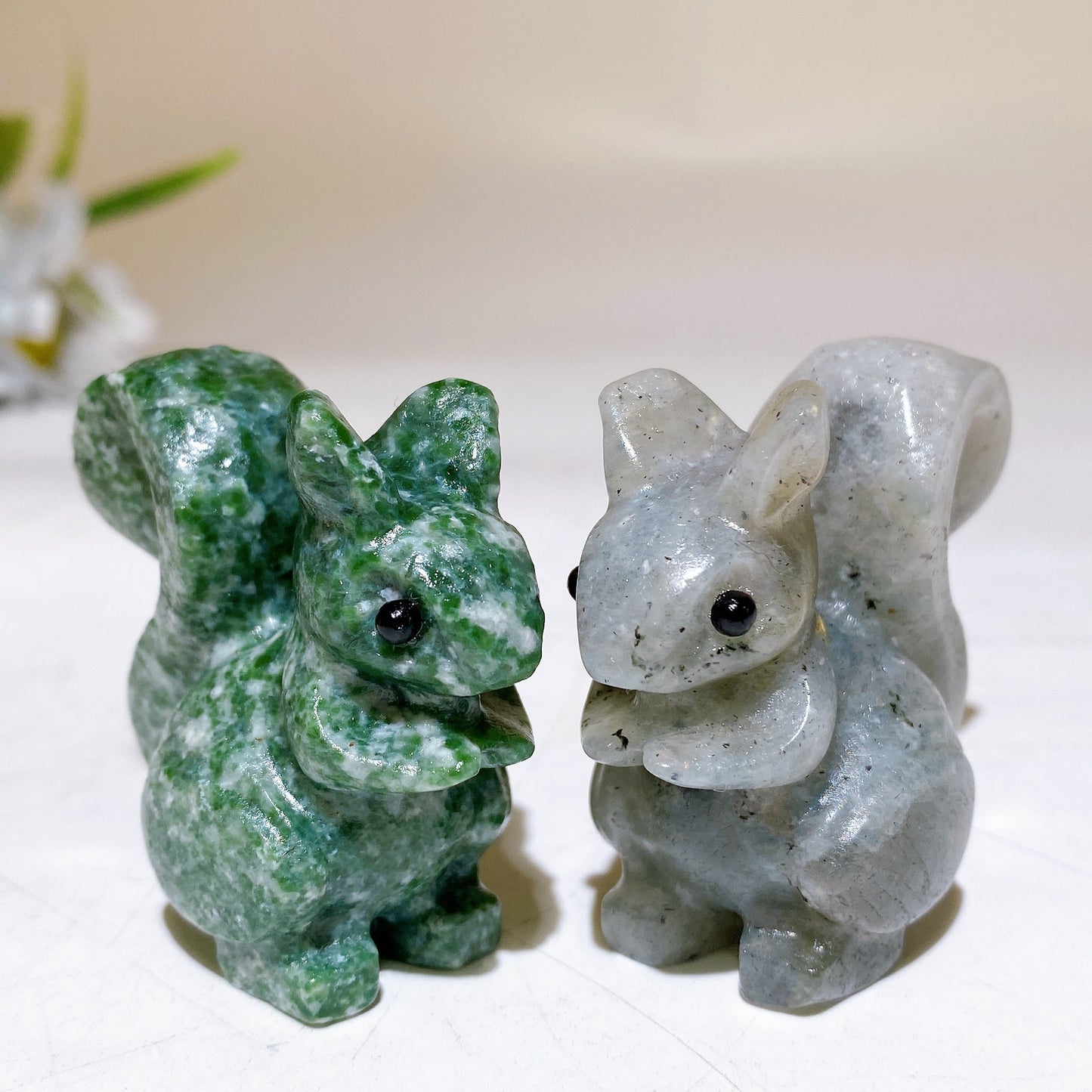 2.1“ Crystal Squirrel Carving Crystal Healing Bulk Wholesale