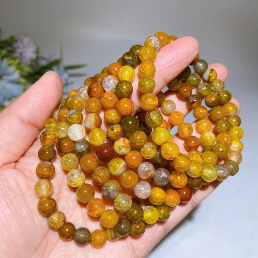 8mm Agate Bracelet Crystal Healing Bulk Wholesale