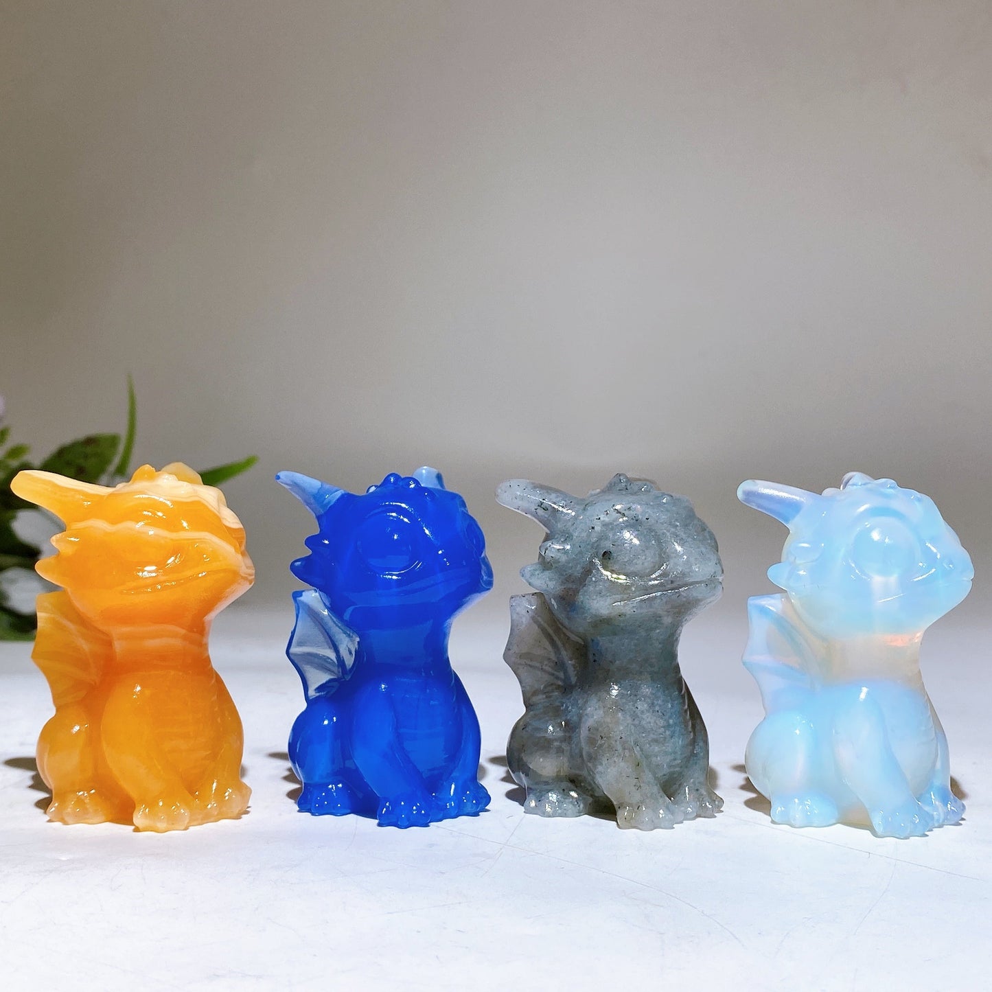 2.4" Crystal Dragon Carving Crystal Healing Bulk Wholesale