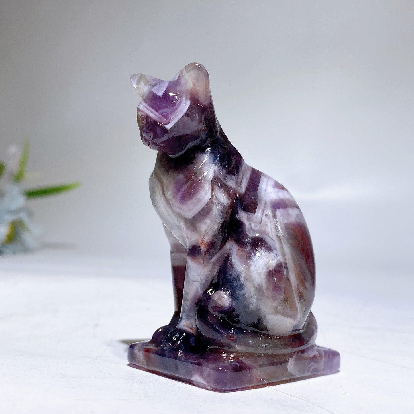 2.6" Crystal Cat Carving Crystal Healing Bulk Wholesale