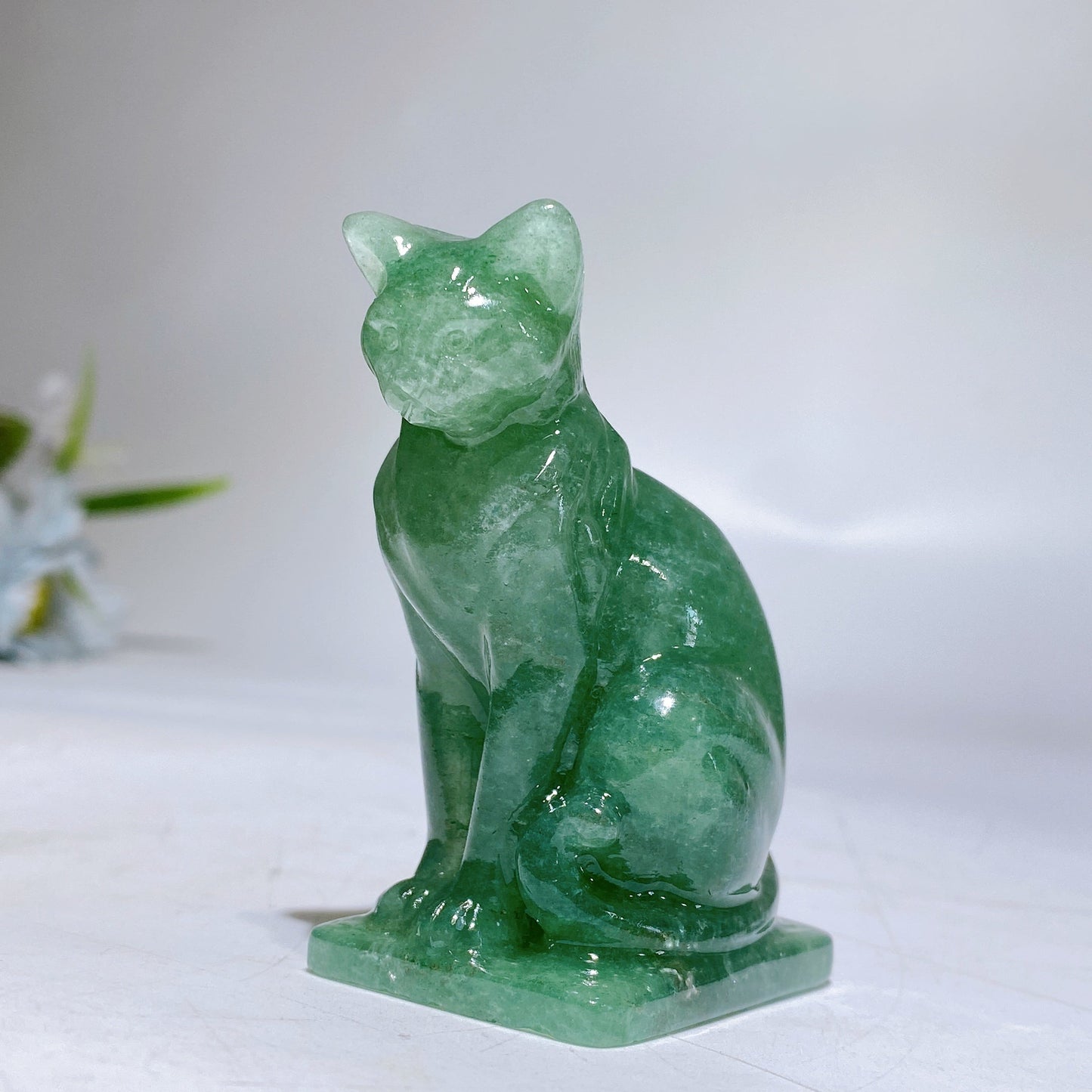 2.6" Crystal Cat Carving Crystal Healing Bulk Wholesale