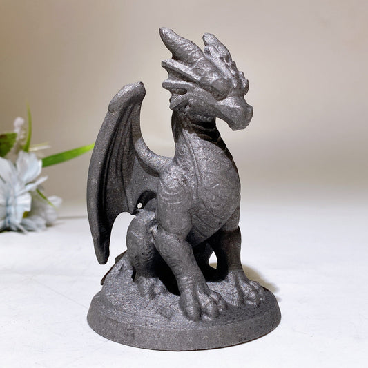 4.0" Schungite Dragon Carving Crystal Healing Bulk Wholesale