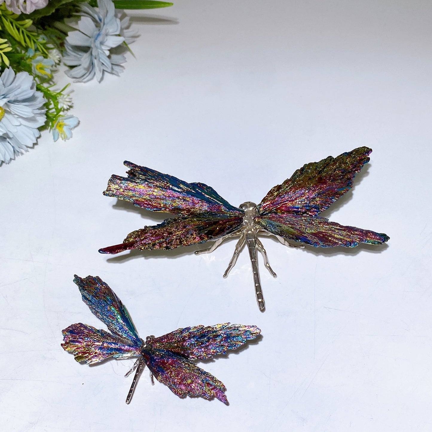 Aura Tourmaline Dragonfly Free Form Crystal Healing Bulk Wholesale