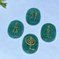 Crystal Reiki Stone with Printing Crystal Healing Bulk Wholesale