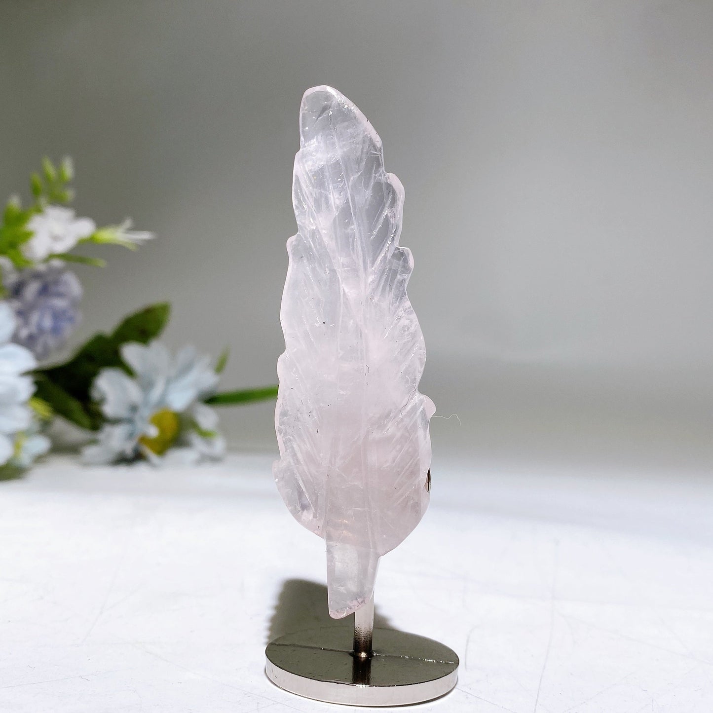 3.5"-3.8" Feather Carving with Stand Crystal Healing Bulk Wholesale