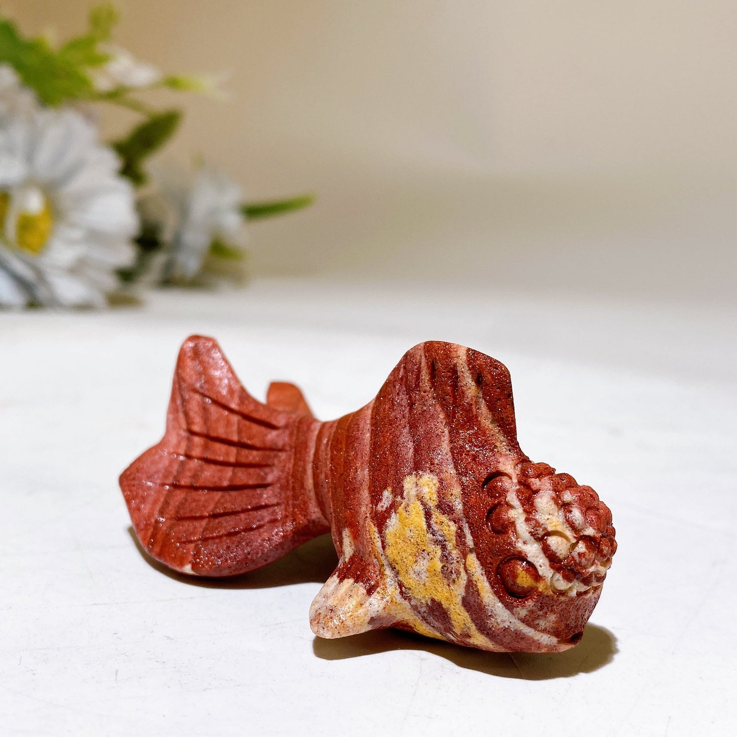 2.7" Crystal Goldfish Carving Crystal Healing Bulk Wholesale