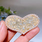 Crystal Chips Oval Heart Shape Hairpin Crystal Healing Bulk Wholesale