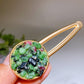 Crystal Chips Round Moon Star Heart Shape Hairpin Crystal Healing Bulk Wholesale