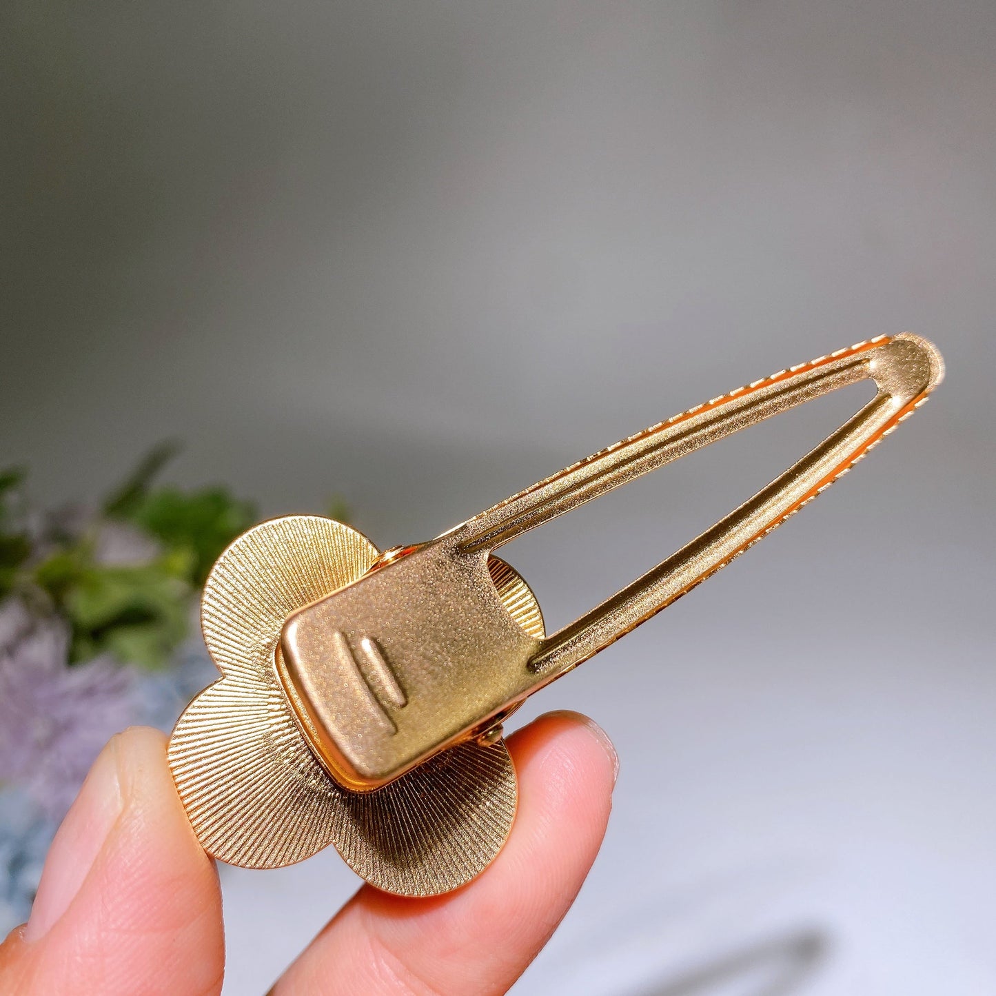 Crystal Chips Round Moon Star Heart Shape Hairpin Crystal Healing Bulk Wholesale