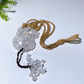45cm Crystal Chips Web with Rope Hanging Ornament Crystal Healing Bulk Wholesale