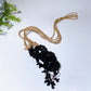 45cm Crystal Chips Web with Rope Hanging Ornament Crystal Healing Bulk Wholesale