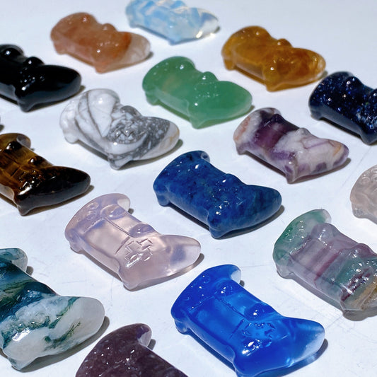 1.1” Crystal Game Controller Carving Crystal Healing Bulk Wholesale