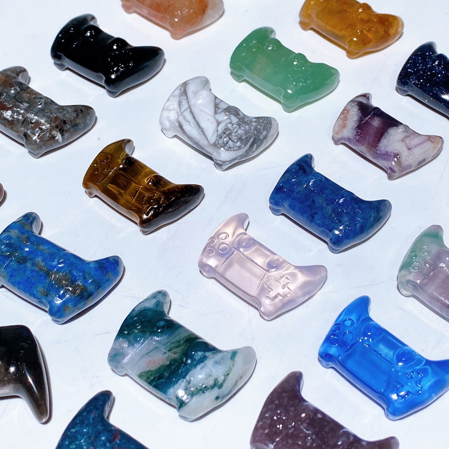 1.1” Crystal Game Controller Carving Crystal Healing Bulk Wholesale