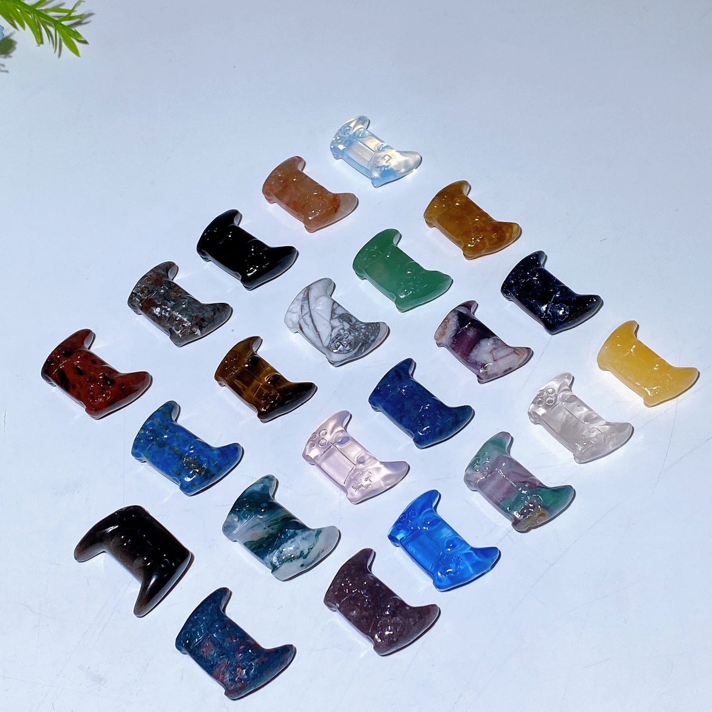 1.1” Crystal Game Controller Carving Crystal Healing Bulk Wholesale