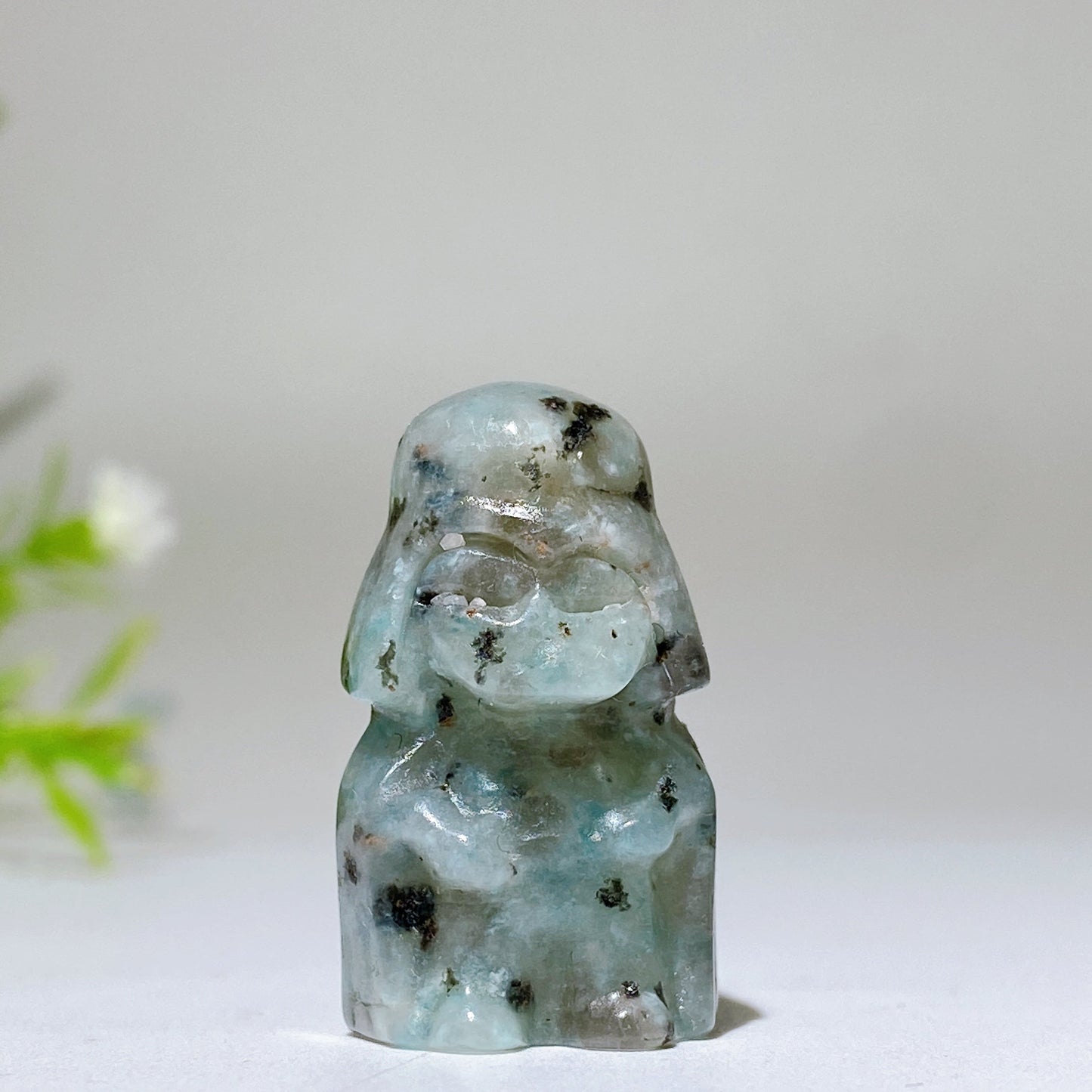 1.1" Crystal Darth Vader Carving Crystal Healing Bulk Wholesale