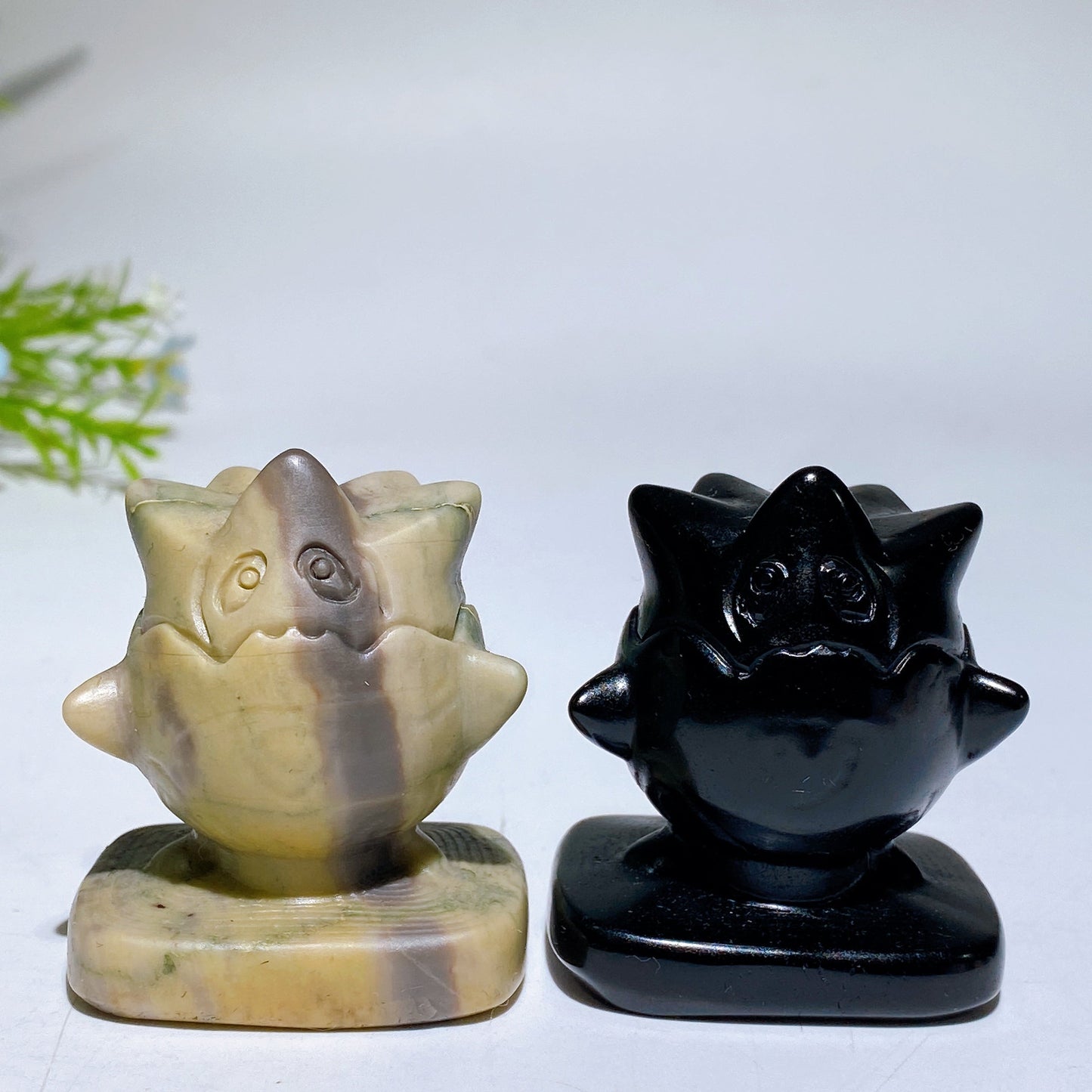 2.0" Crystal Togepi Pokemon Carving Crystal Healing Bulk Wholesale