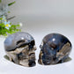 2.2"-2.4" UV Reactive Volcanic Agate Skull Carving Crystal Healing Bulk Wholesale