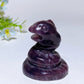 1.9“ Purple Mica Snake Carving Crystal Healing Bulk Wholesale
