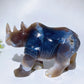 5.5" Unique Agate Rhinoceros Carving Crystal Healing Bulk Wholesale