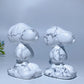 2.5" Howlite Snoopy Carving Crystal Healing Bulk Wholesale
