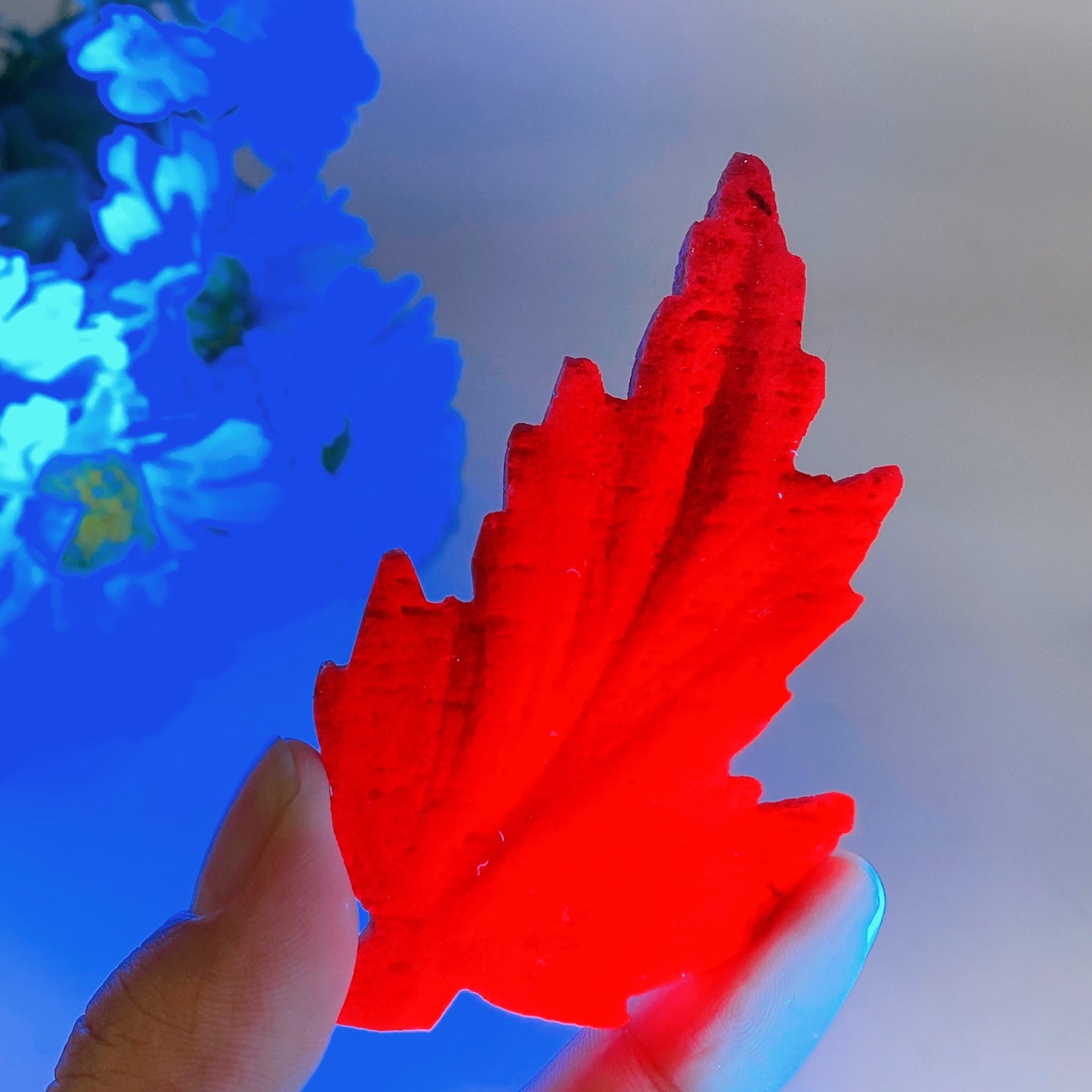 3.2" Crystal Leaf Carving Crystal Healing Bulk Wholesale