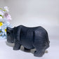 5.0" Black Obsidian Rhinoceros Carving Crystal Healing Bulk Wholesale