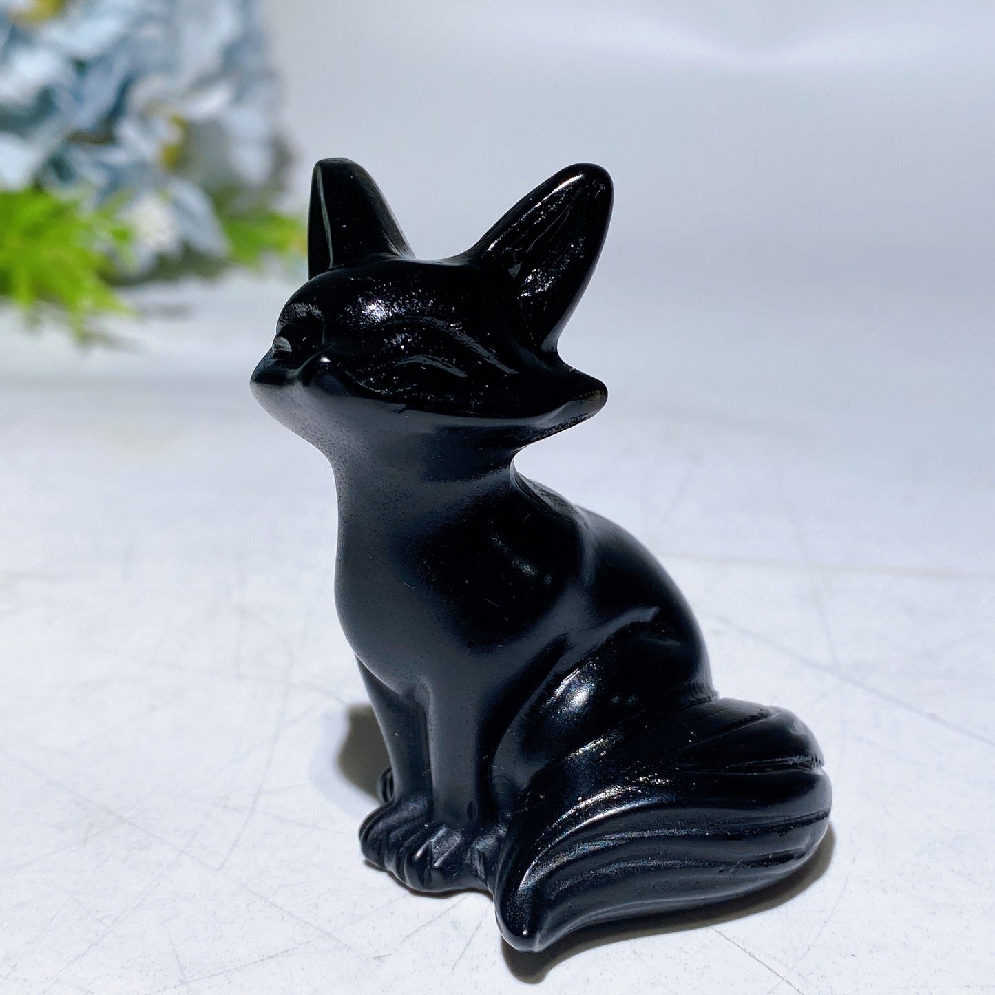 2.1"-2.3" Crystal Fox Carving Crystal Healing Bulk Wholesale