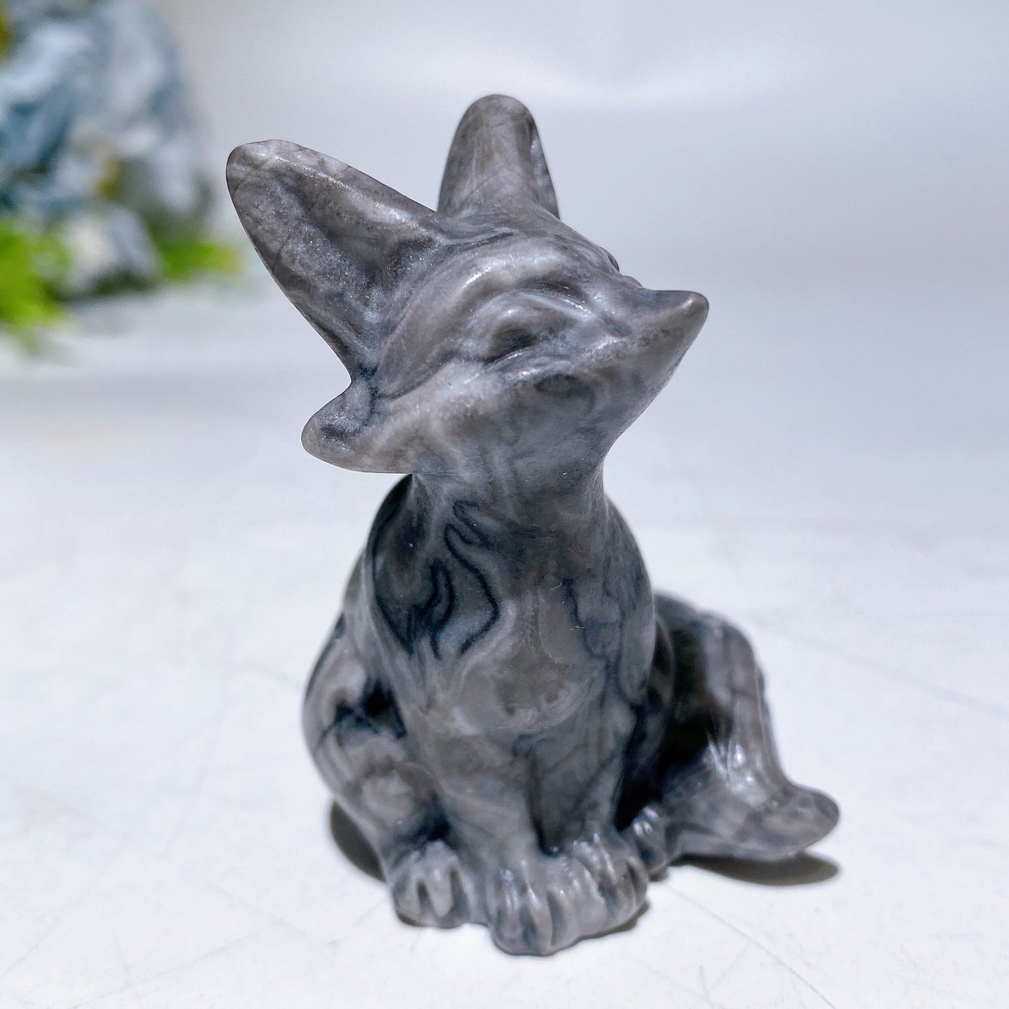 2.1"-2.3" Crystal Fox Carving Crystal Healing Bulk Wholesale