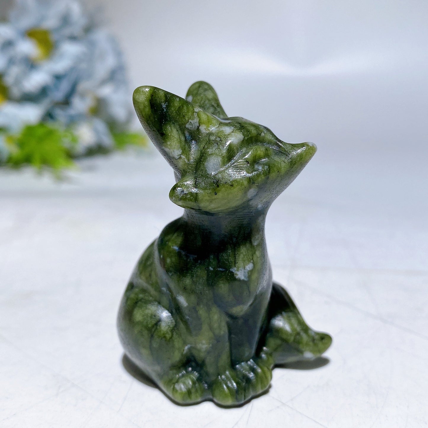 2.1"-2.3" Crystal Fox Carving Crystal Healing Bulk Wholesale