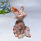 2.1"-2.3" Crystal Fox Carving Crystal Healing Bulk Wholesale