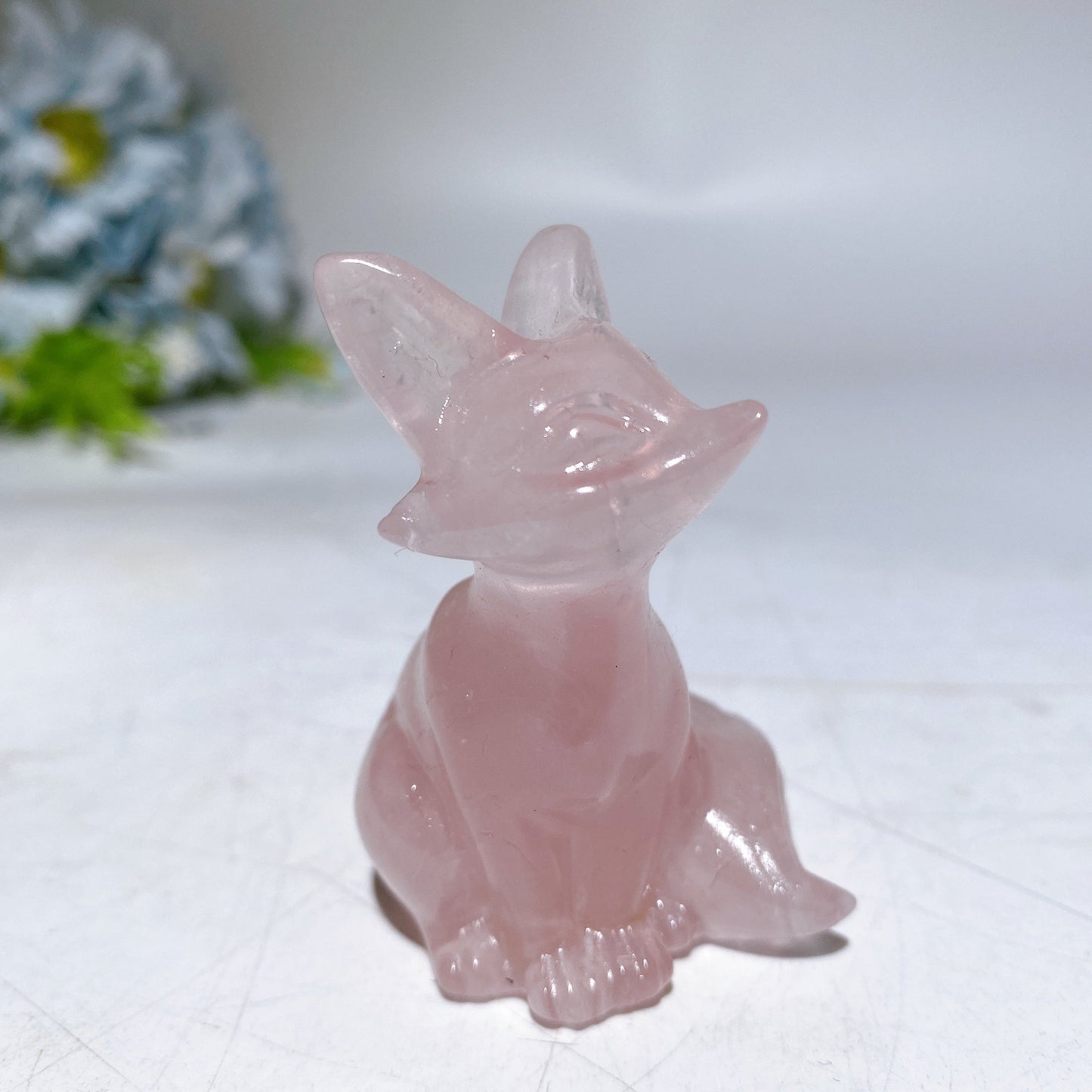 2.1"-2.3" Crystal Fox Carving Crystal Healing Bulk Wholesale