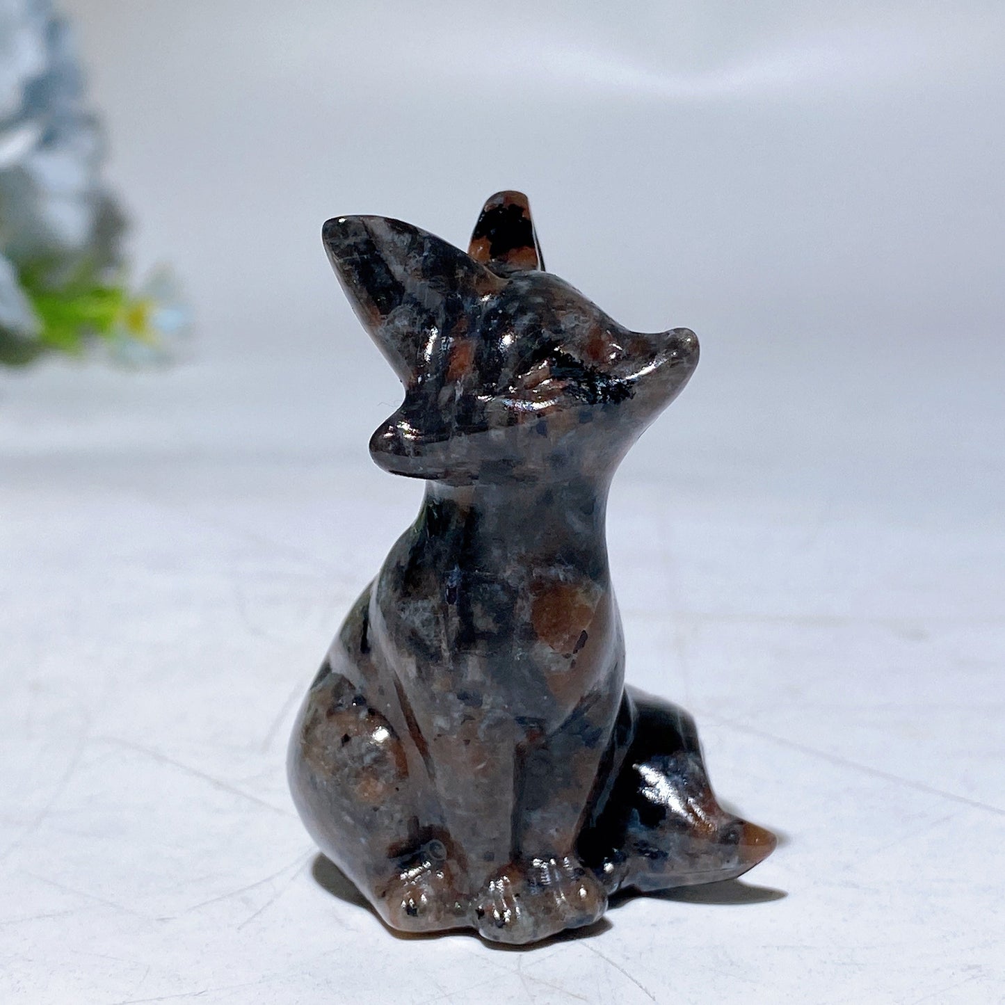 2.1"-2.3" Crystal Fox Carving Crystal Healing Bulk Wholesale