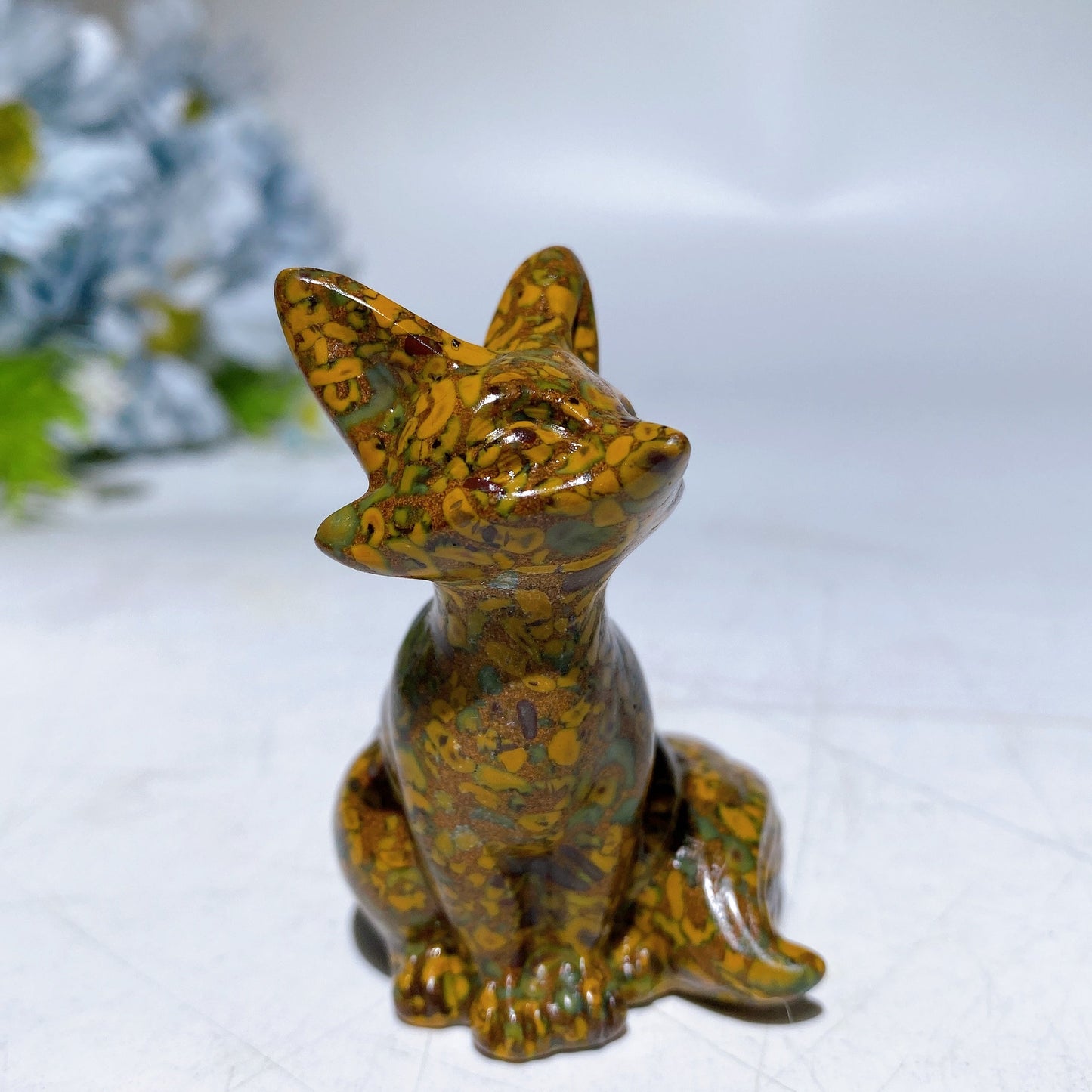 2.1"-2.3" Crystal Fox Carving Crystal Healing Bulk Wholesale