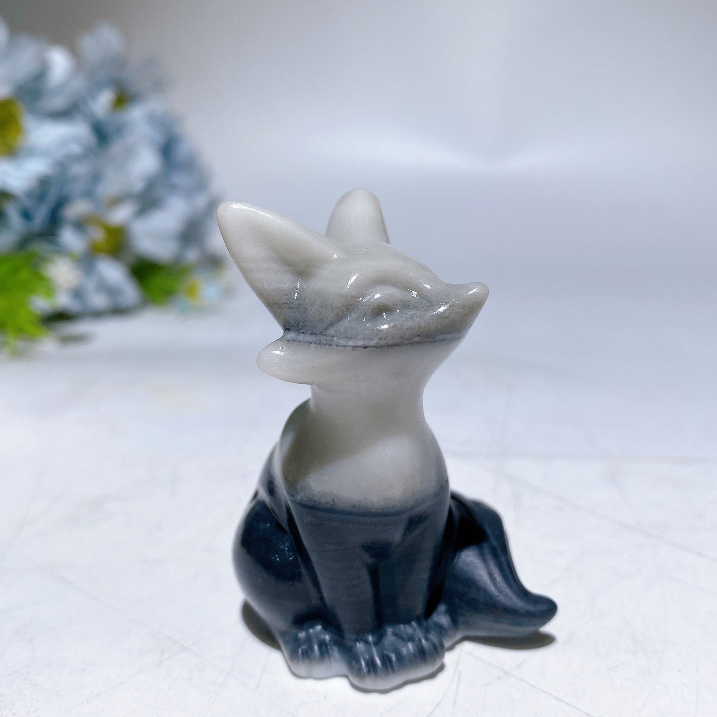 2.1"-2.3" Crystal Fox Carving Crystal Healing Bulk Wholesale