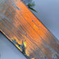 42cm Large Sunset Flash Labradorite Tower with Wooden Stand Crystal Healing